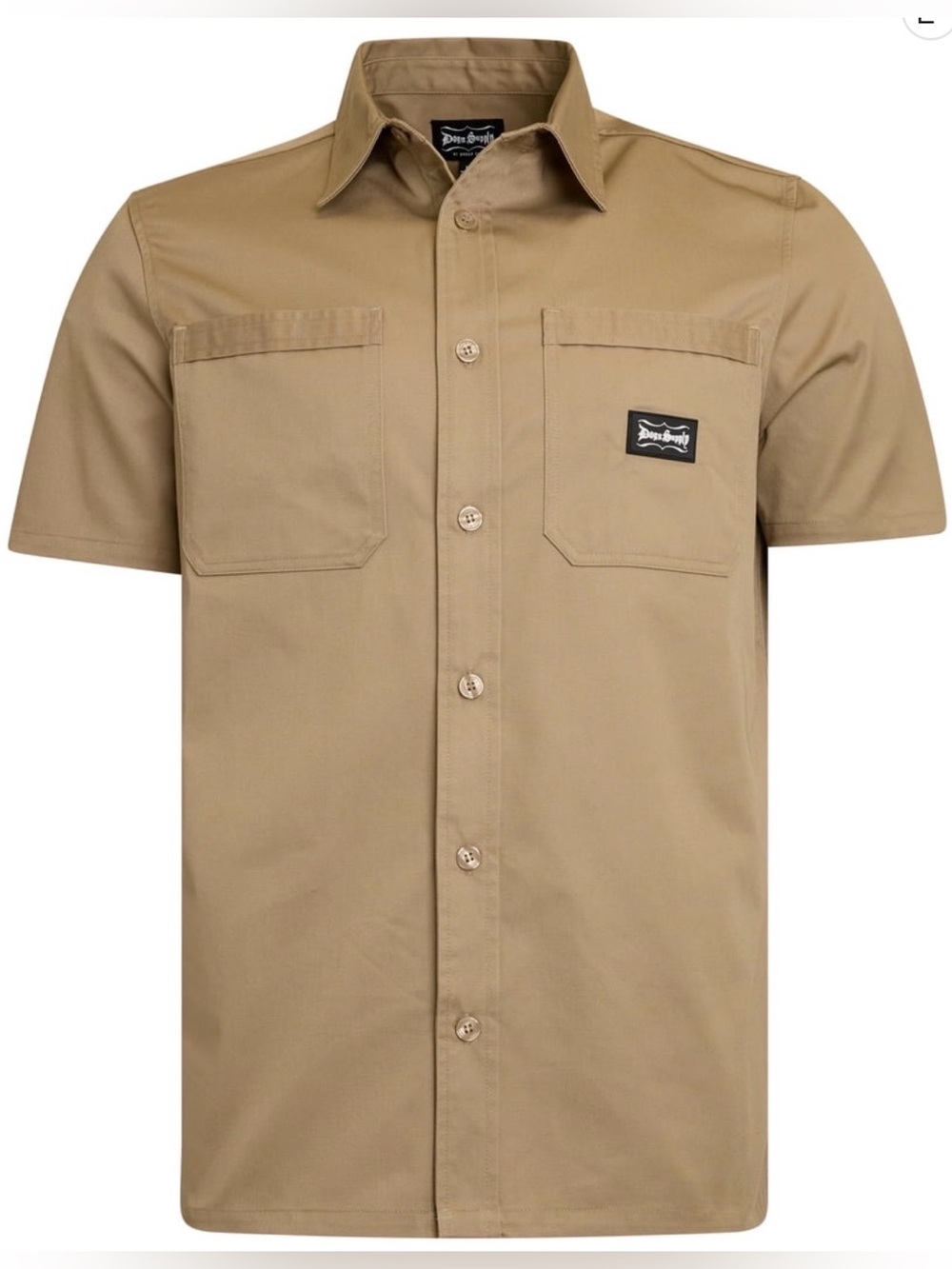 Dogg Supply by Snoop Dogg All Gender Men & Men”s  Twill Short Sleeve Shirt